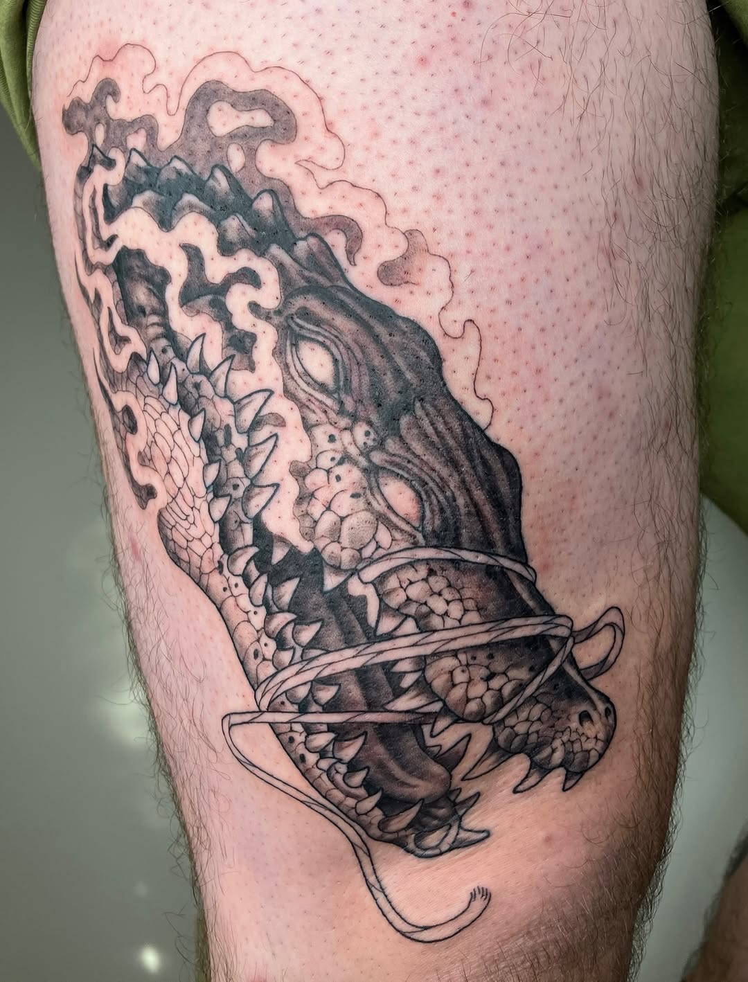 Tattoo by @huntermcginnis_ โ black_and_grey, realism