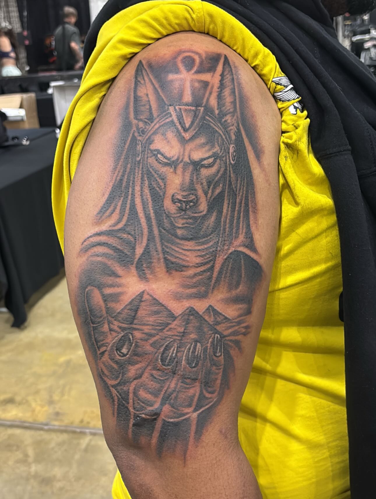 Tattoo by @jesusmunster — black_and_grey, realism