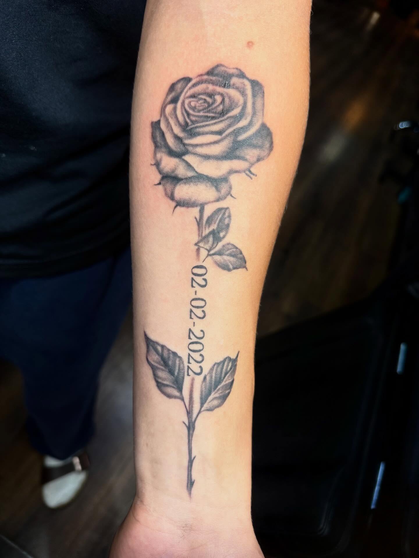 Tattoo by @tink_tattoos — black_and_grey