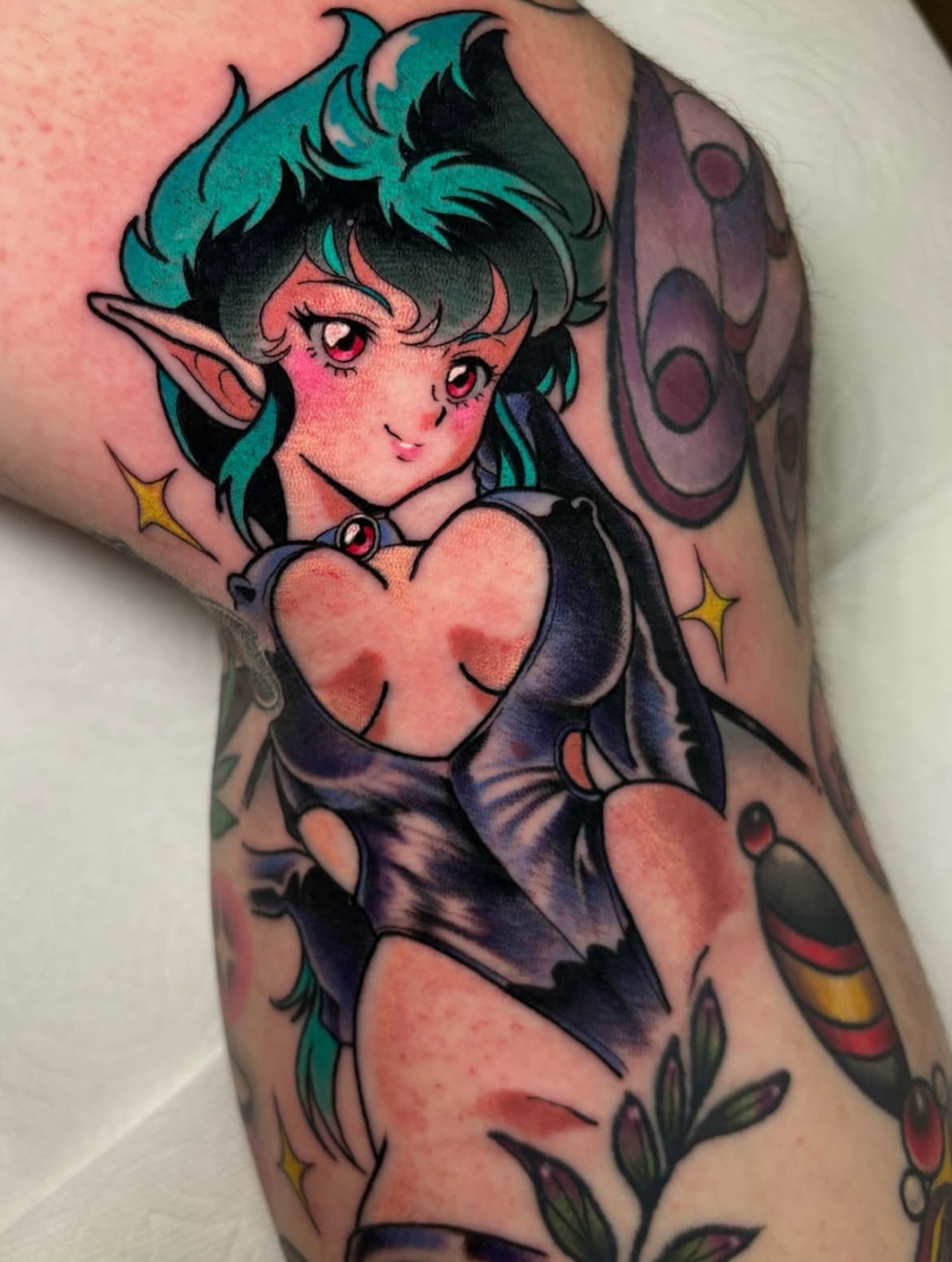 Tattoo by @toriwartooth — anime