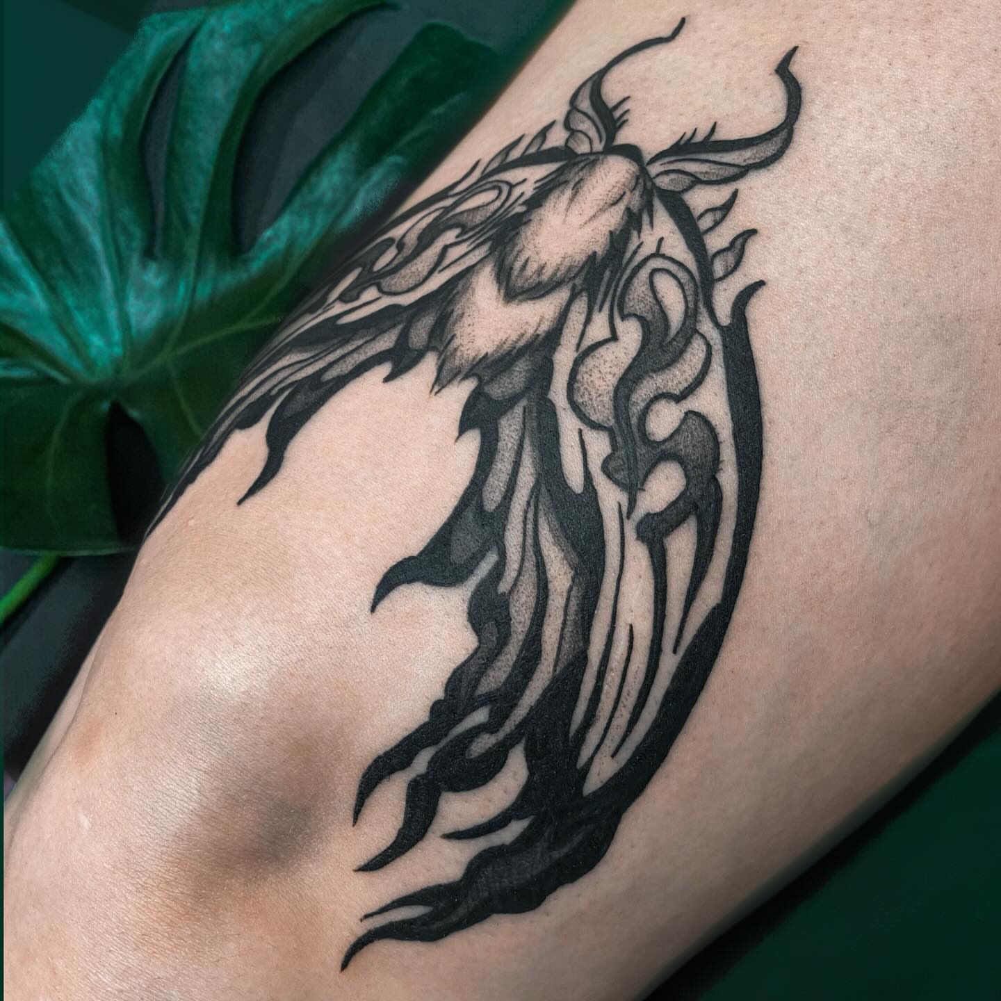 Goat black and grey tattoo on the forearm by ✥ G i t t a ✥
