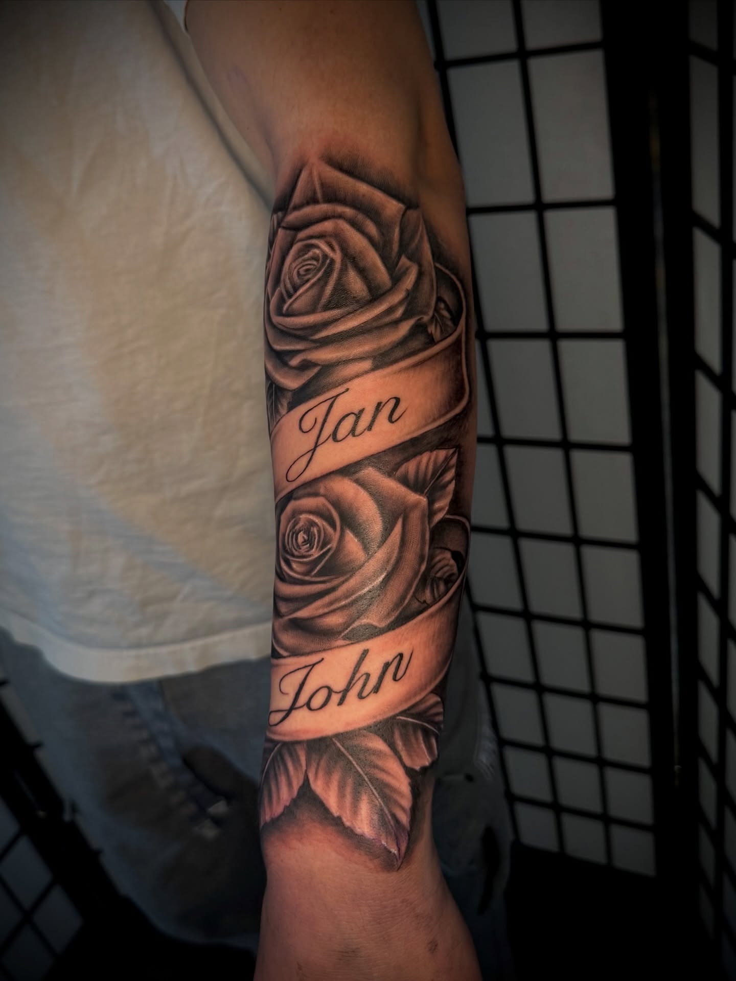 Tattoo by @chaparroinks — black_and_grey, realism