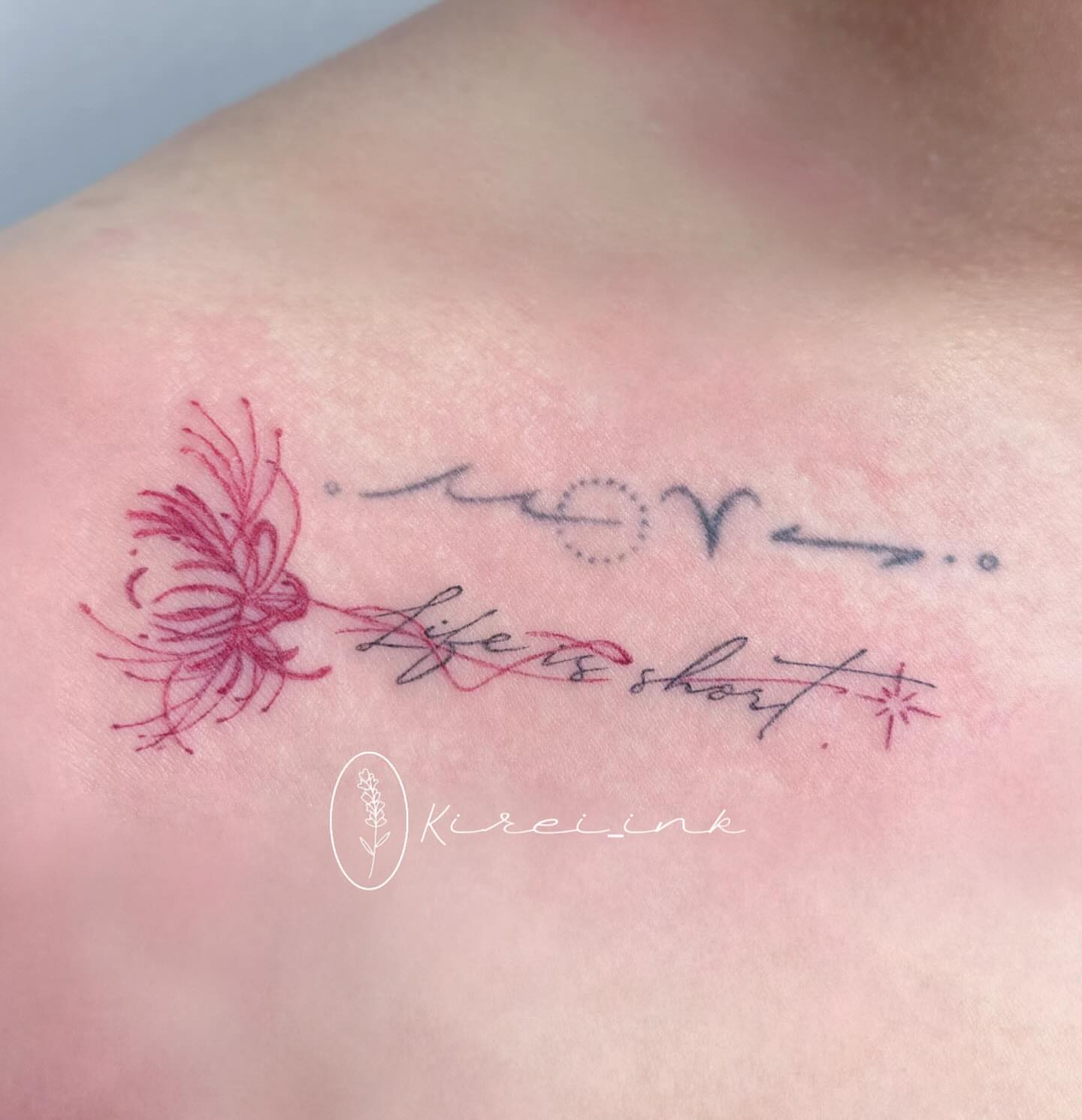 Tattoo by @kireiink_rose — dotwork