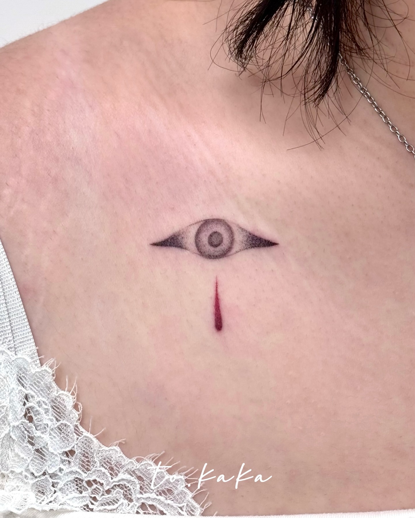 Tattoo by @to.kaka_tattoo — dotwork, realism
