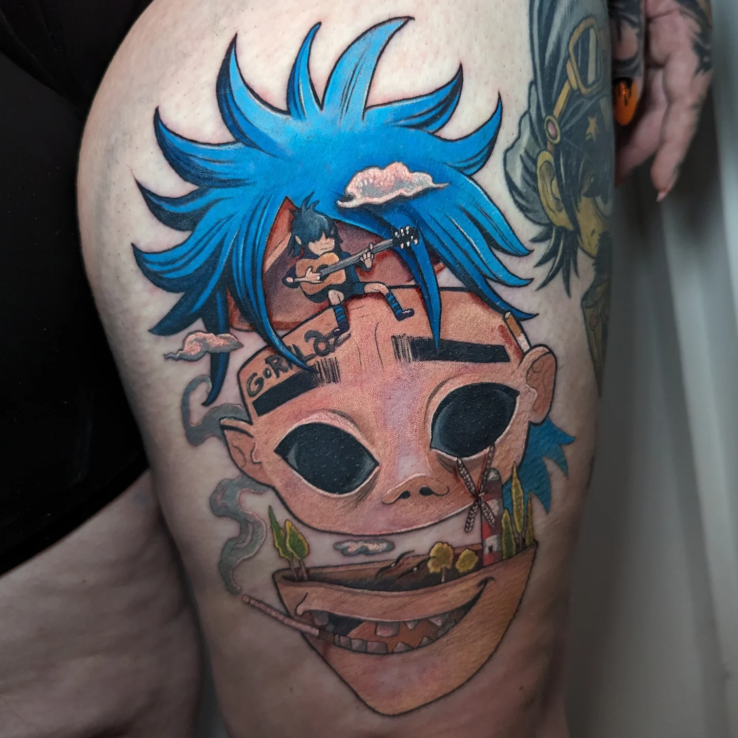 Tattoo by @abbiemorphewtattoos — illustrative, anime
