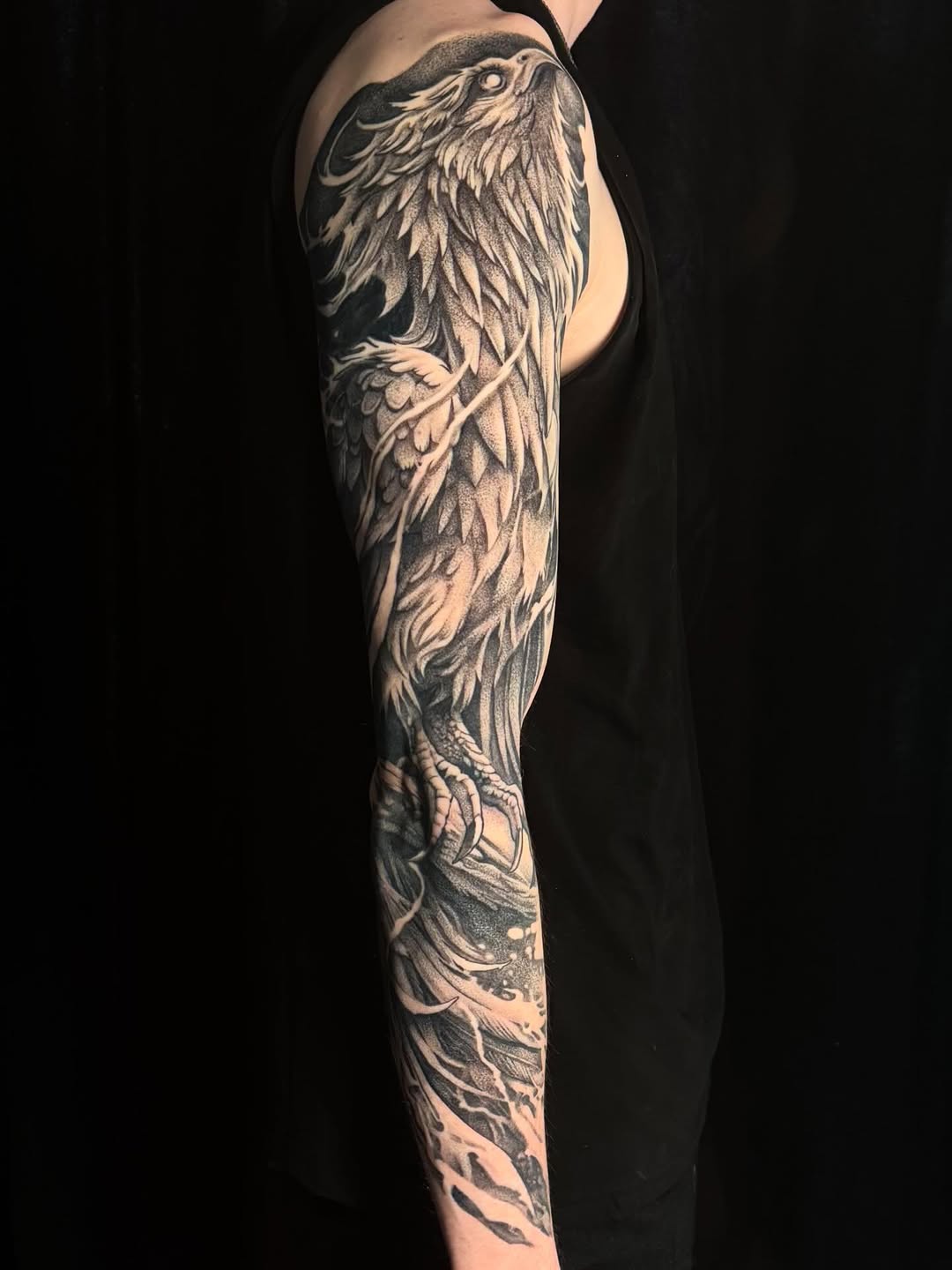 Tattoo by @deadmess — black_and_grey, realism