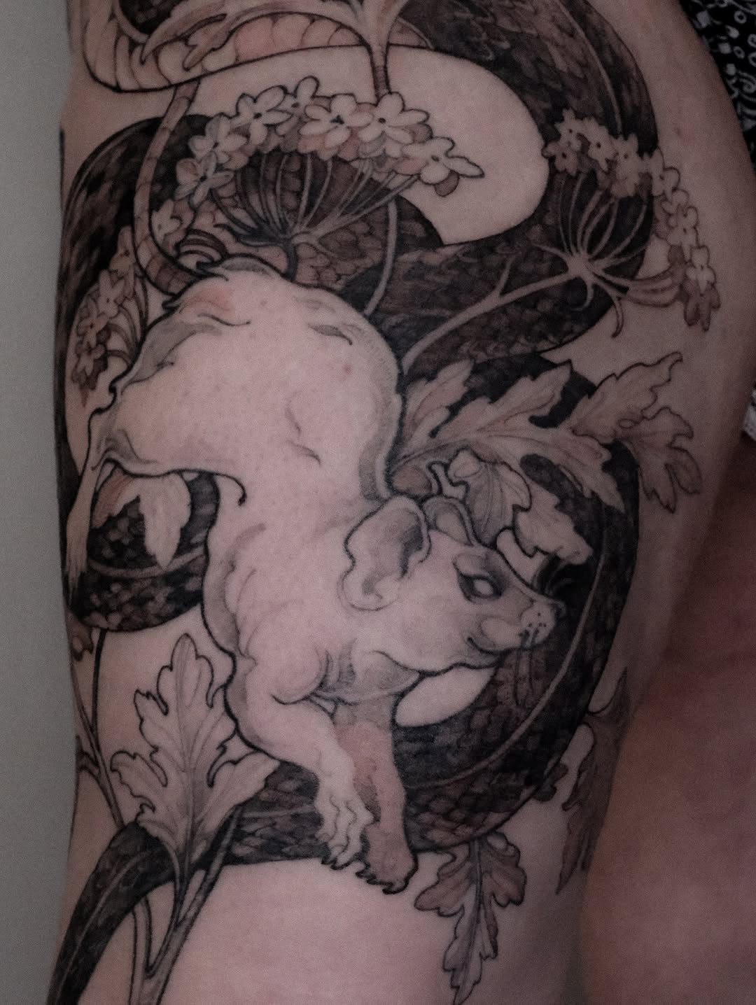 Tattoo by @zozutattoo — realism, black_and_grey