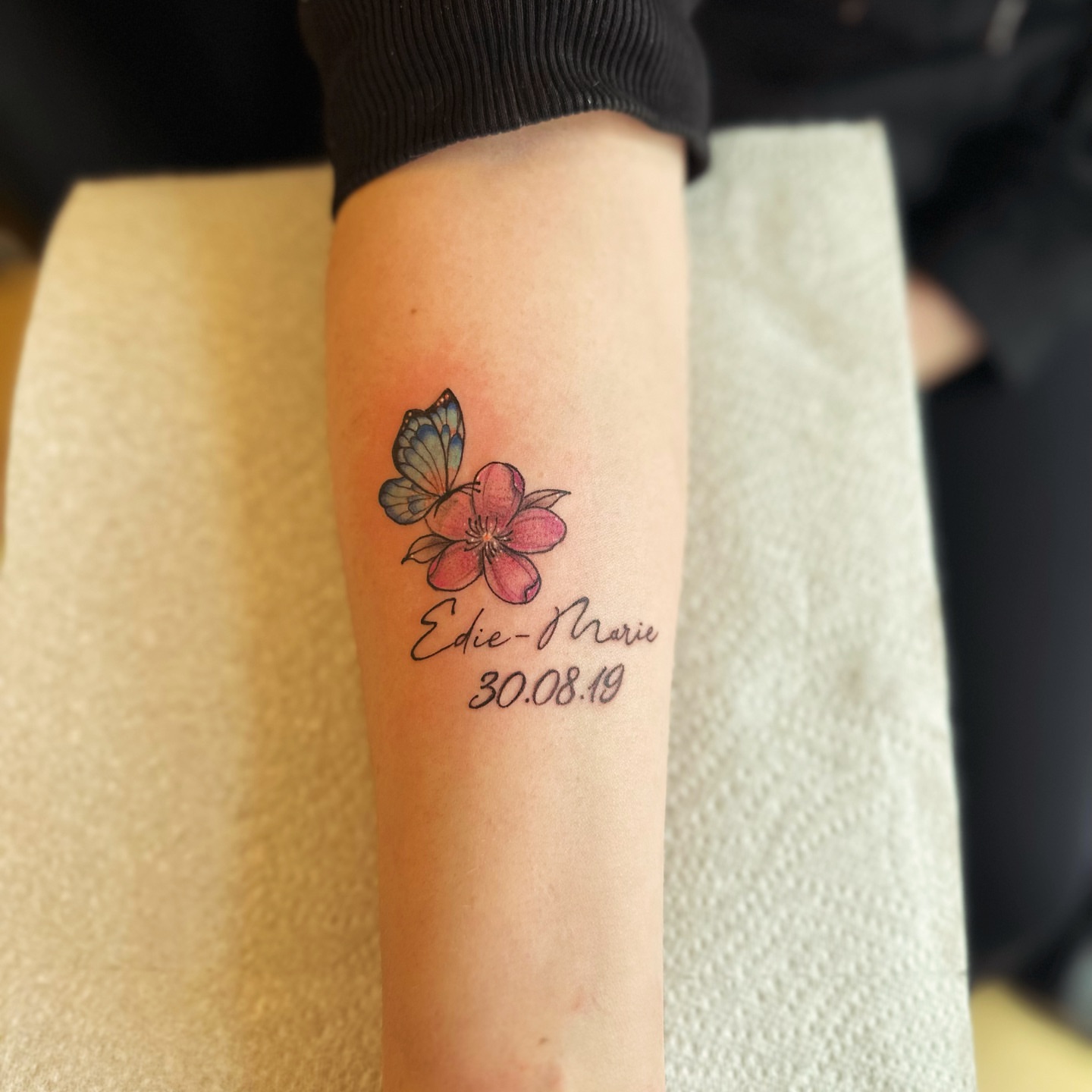 Tattoo by @j_c_tattoos — watercolor