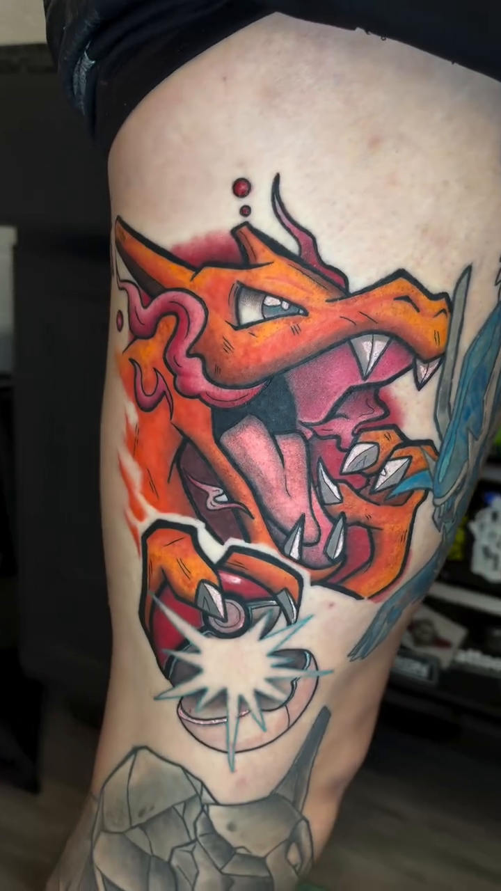 Tattoo by @ryan_tattoos_ — neo_traditional, anime
