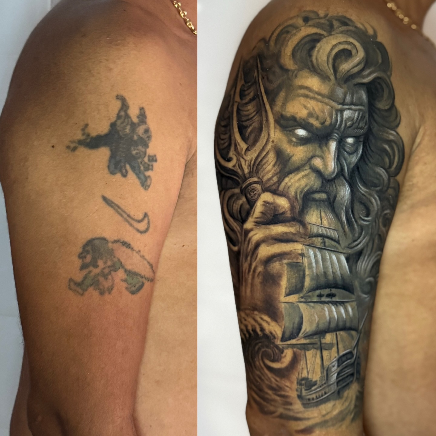 Tattoo by @morgansototattoo — realism, black_and_grey