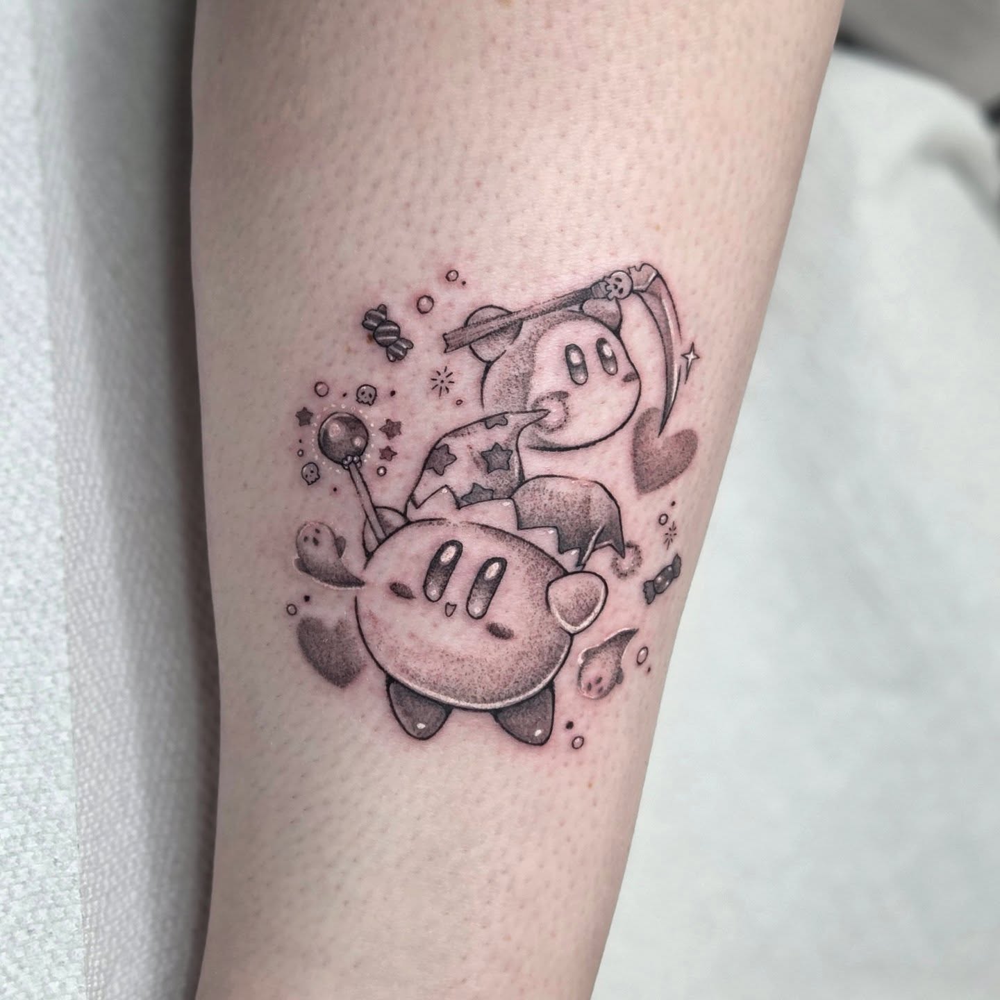 Tattoo by @janinks — black_and_grey