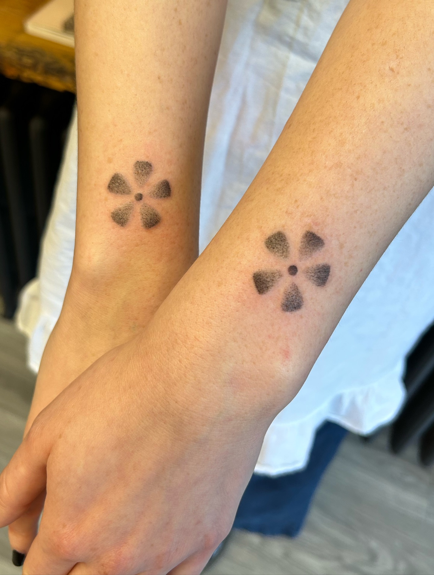Tattoo by @emsky_ink — dotwork