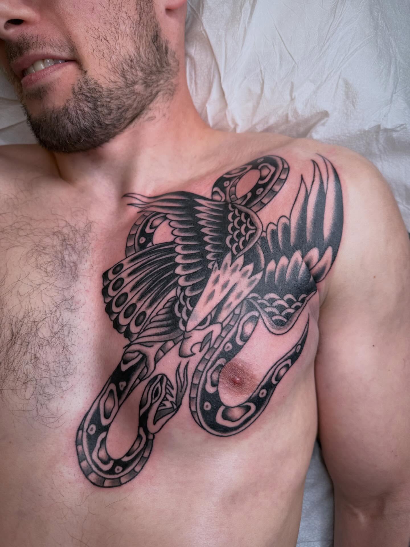 Tattoo by @acdpdx — black_and_grey