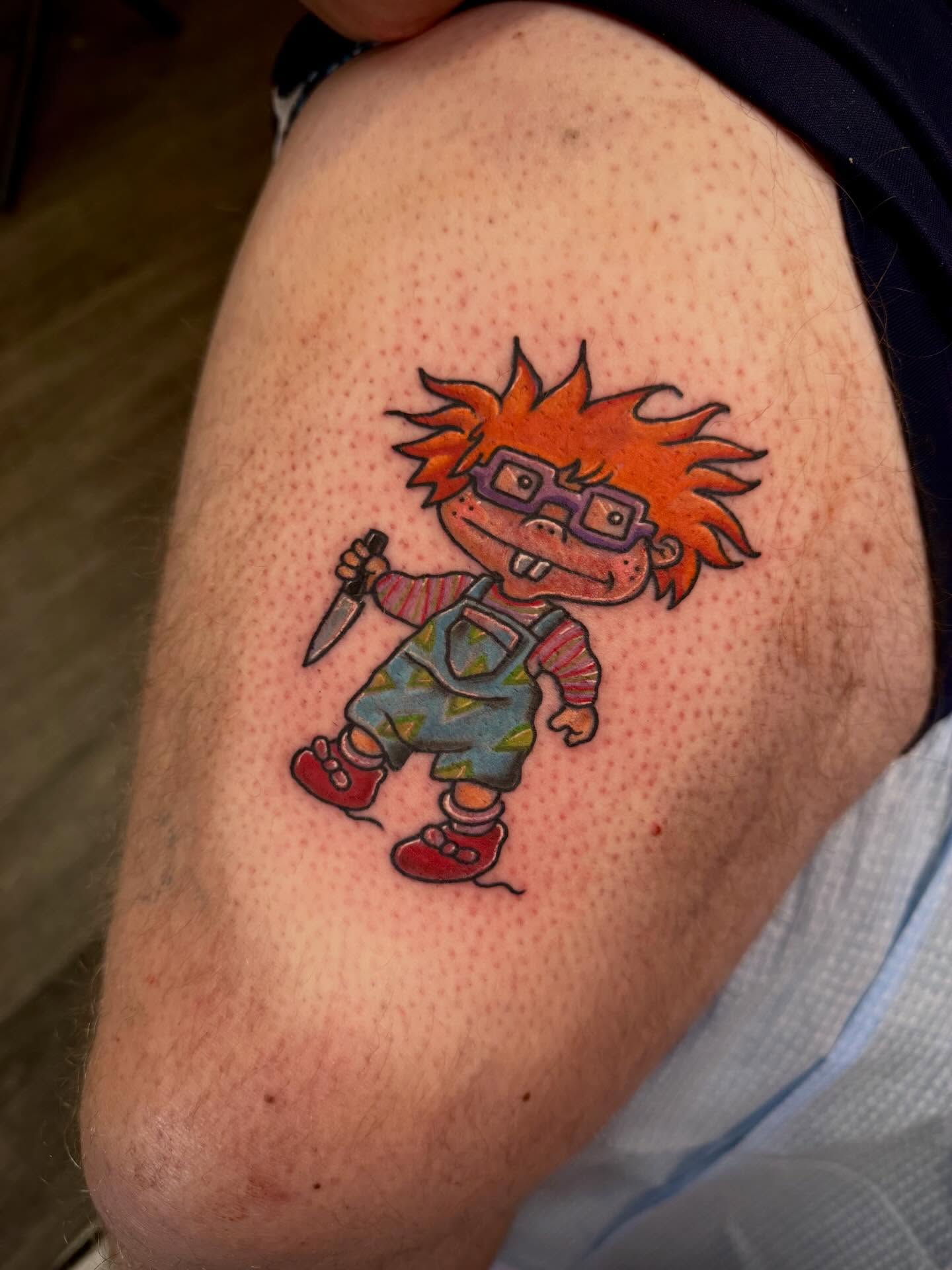 Tattoo by @electricladyink — dotwork