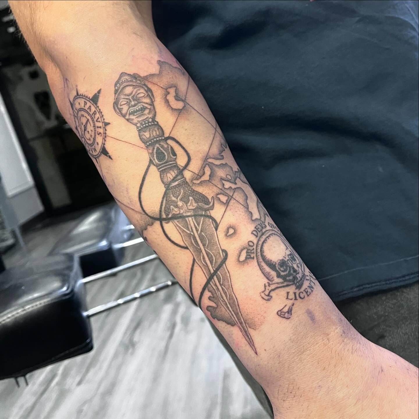 Tattoo by @inkprinc3ss — black_and_grey