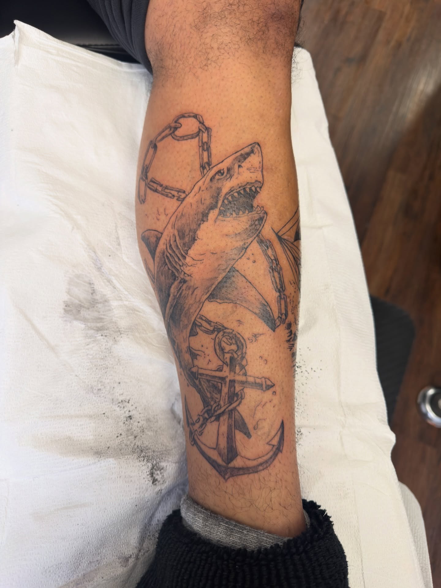 Tattoo by @eddycarrasquillotattooer — realism, black_and_grey