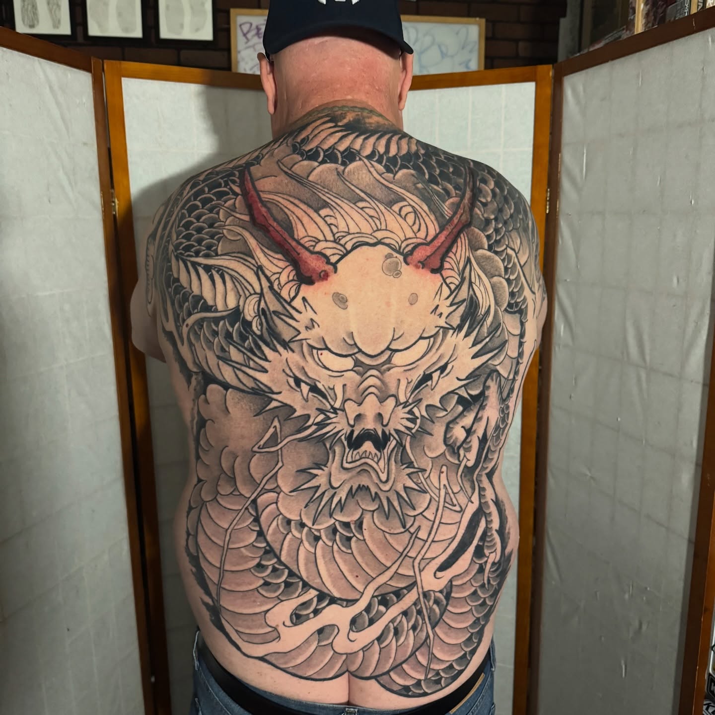 Dragon japanese irezumi tattoo on the back by Dylan
