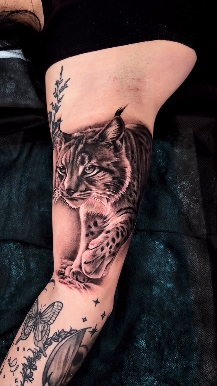 Tattoo by @sethholmestattoos — realism, black_and_grey