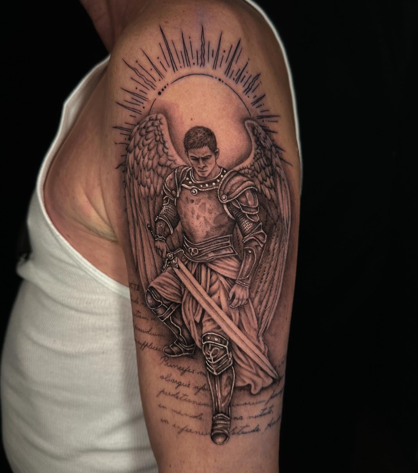 Tattoo by @davidlayhere โ black_and_grey, realism