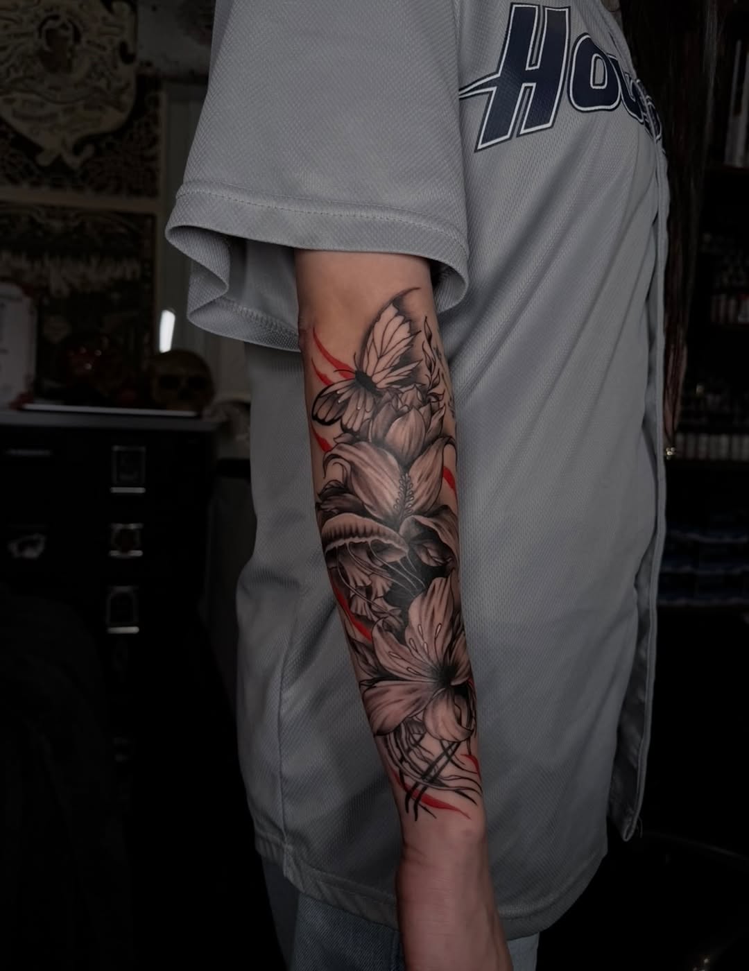 Tattoo by @immortal_tattoos96 — black_and_grey, trash_polka