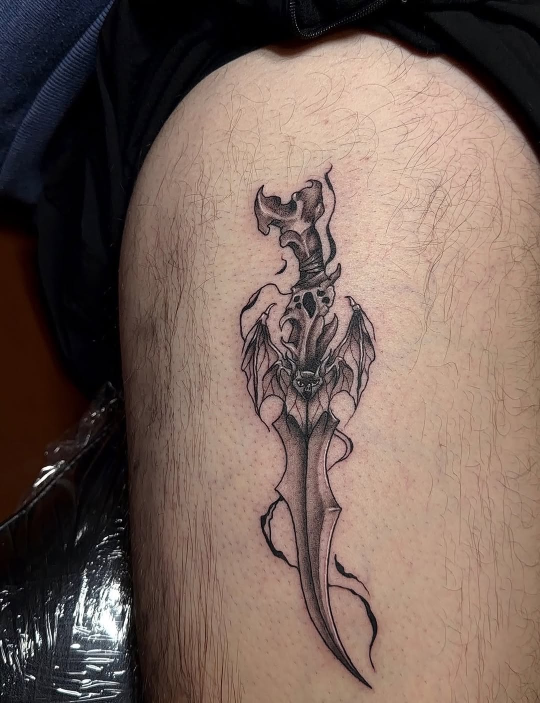Tattoo by @immortal_tattoos96 — dark_realism, black_and_grey
