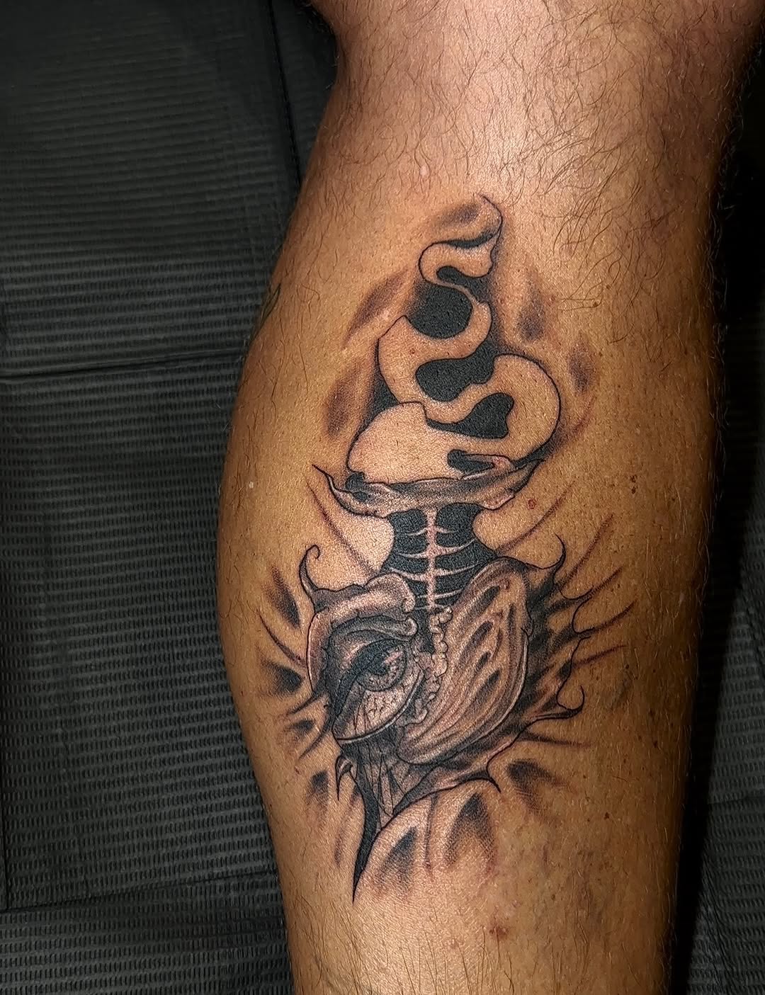 Tattoo by @immortal_tattoos96 — dark_realism, black_and_grey