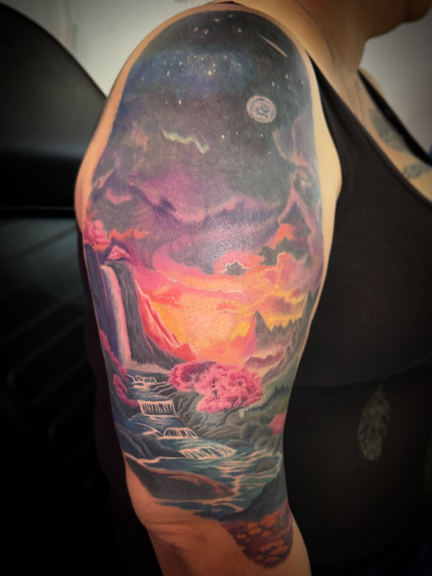 Tattoo by @tonitakaaa — illustrative, watercolor