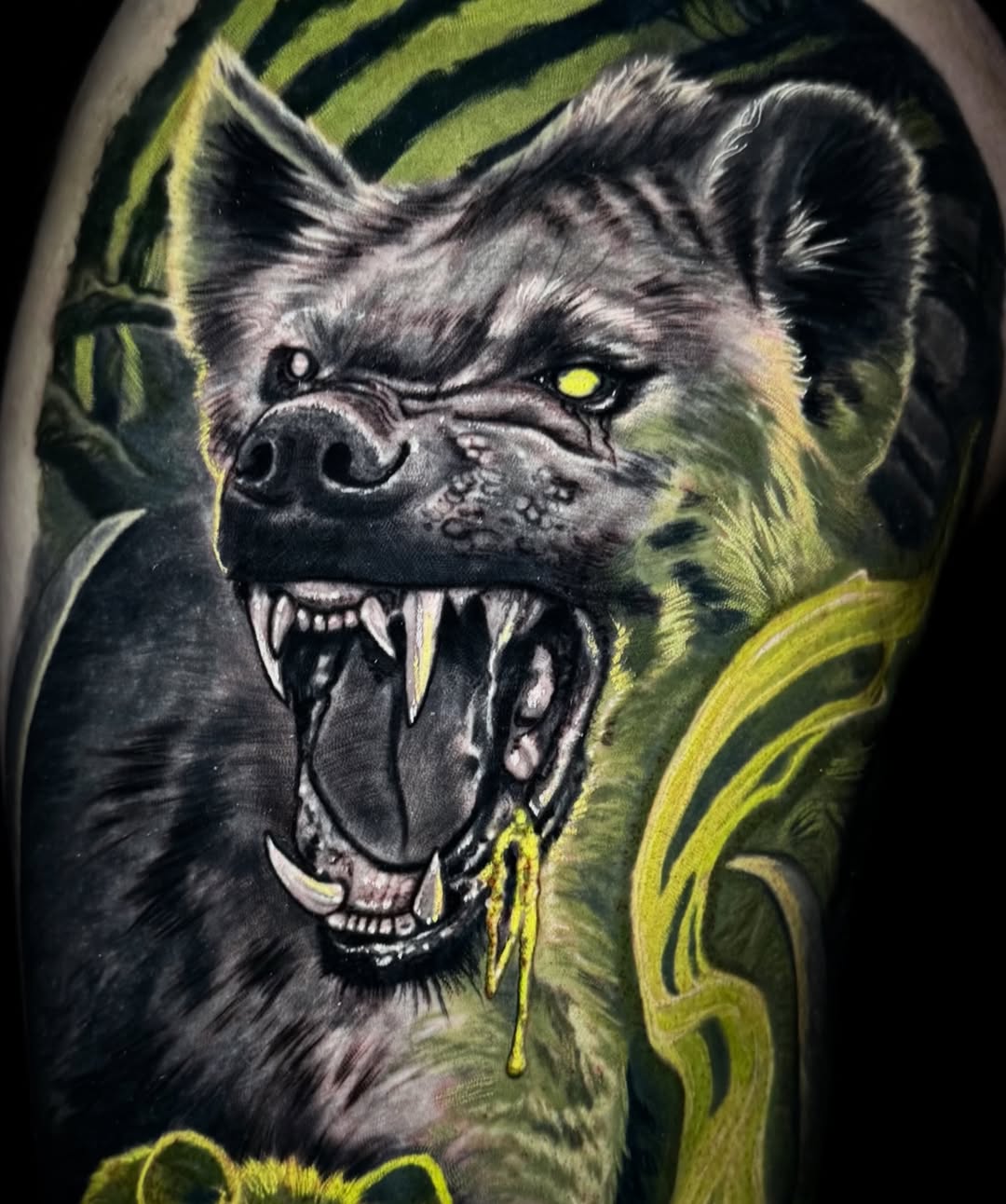 Tattoo by @spacezombietattoo โ realism, dark_realism