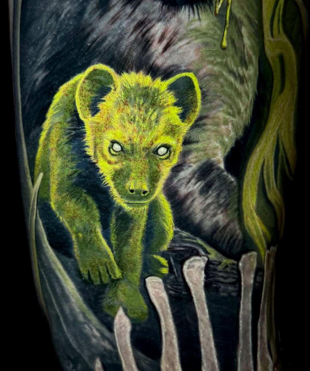 Tattoo by @spacezombietattoo โ realism, dark_realism