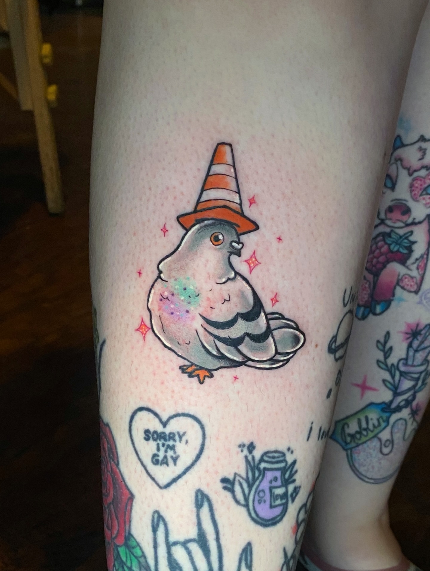 Tattoo by @elliotjayetattoos — dotwork