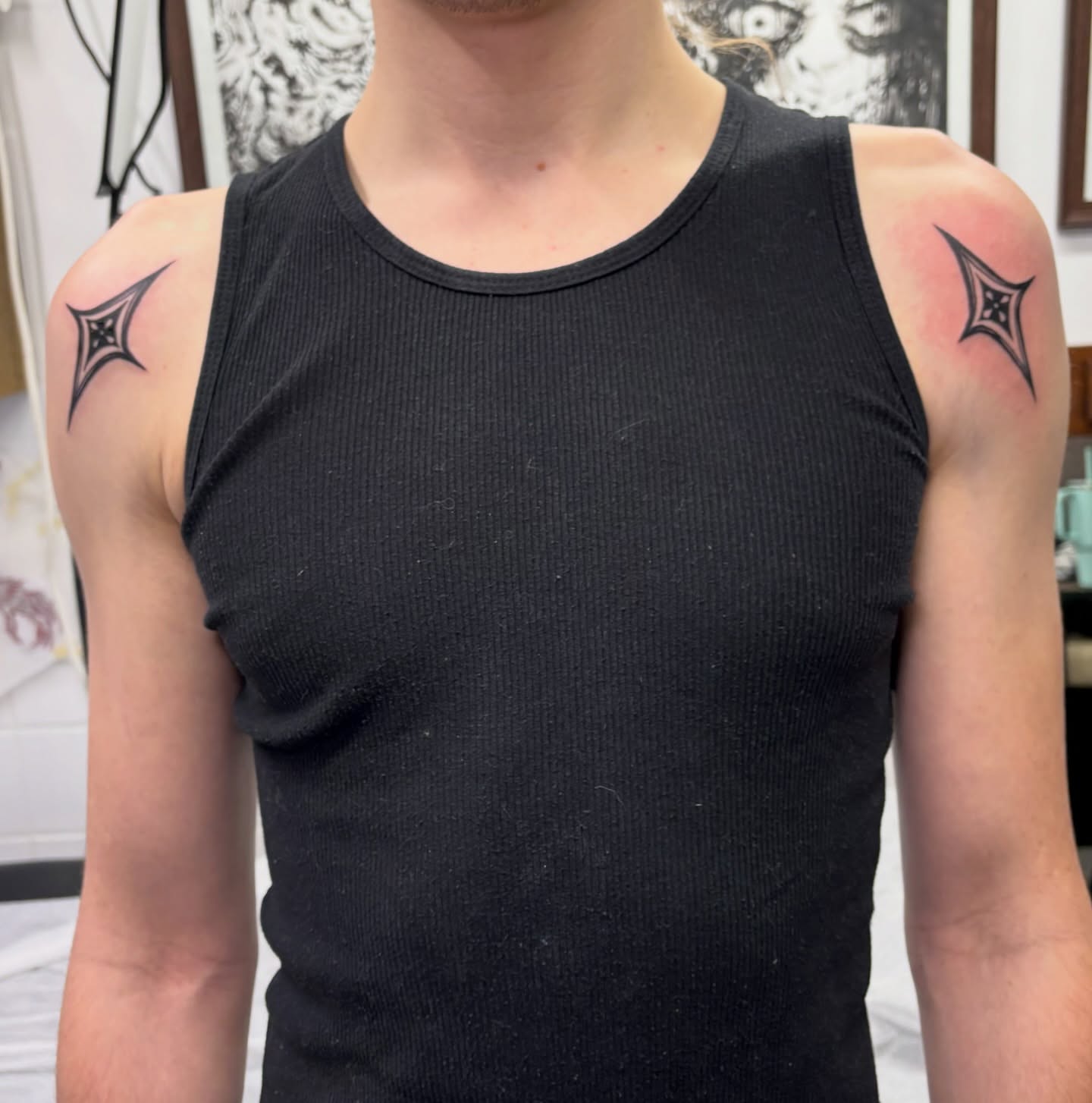 Tattoo by @mushypokes — geometric