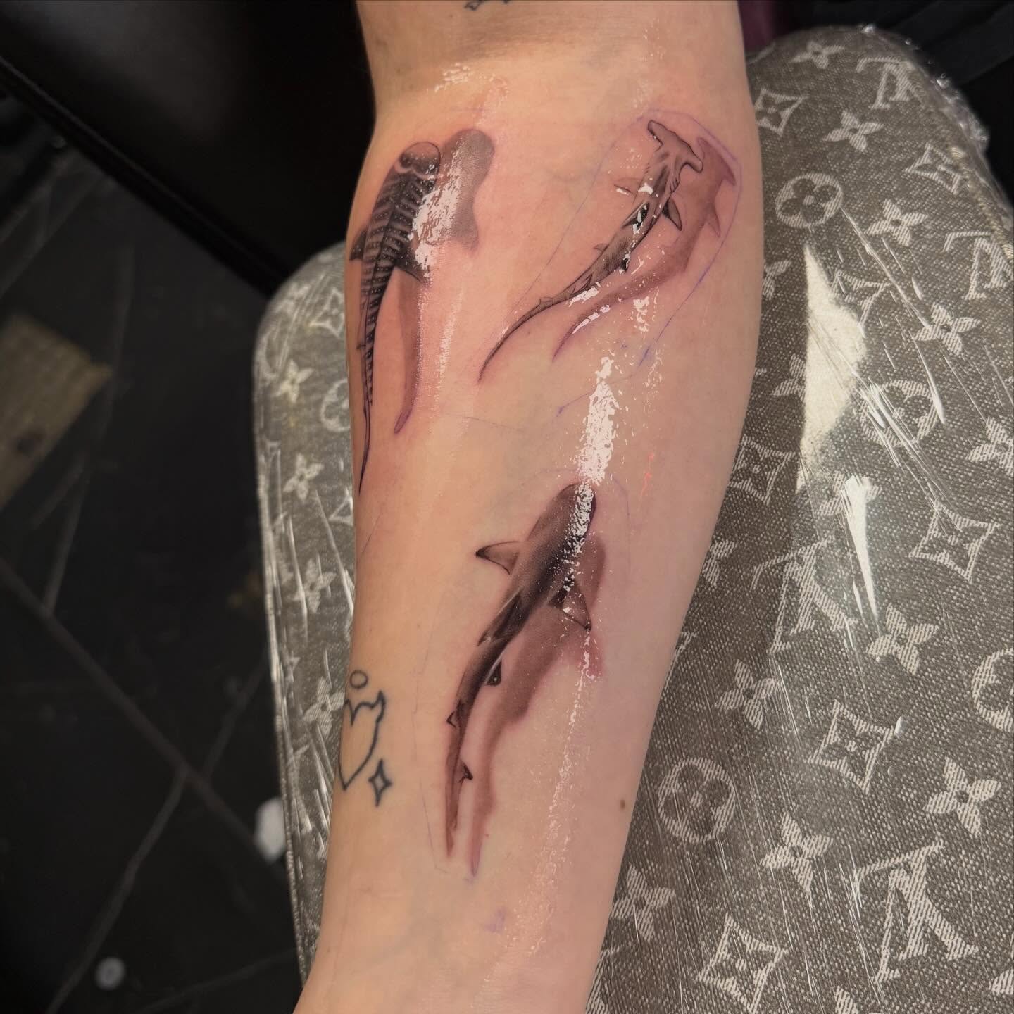 Tattoo by @fuxwithamber β realism, black_and_grey