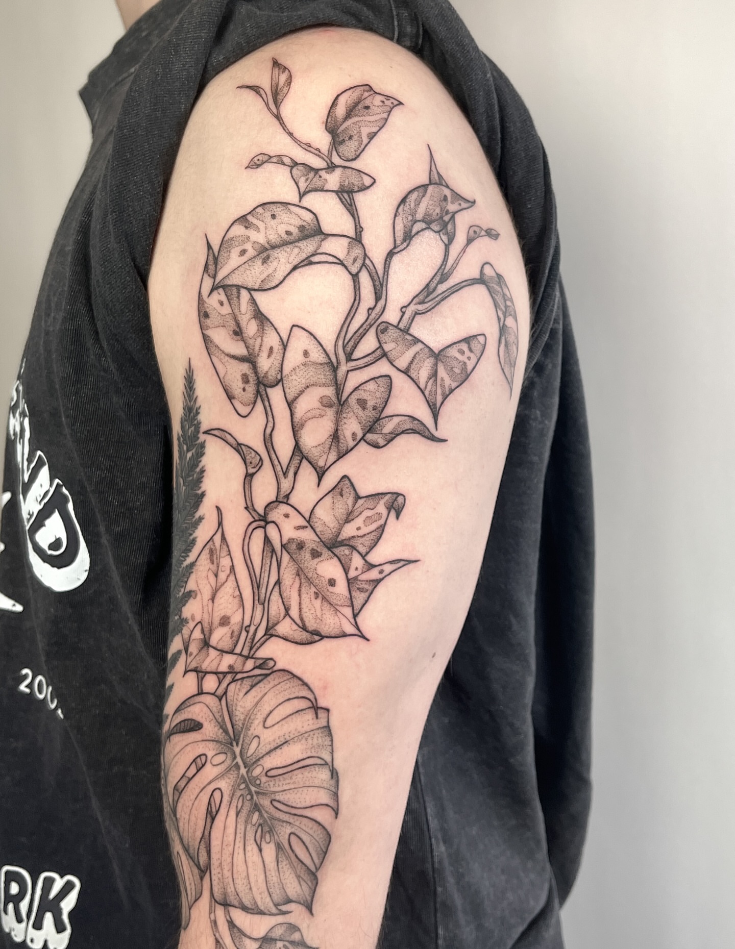 Tattoo by @seed.eternal — dotwork, black_and_grey