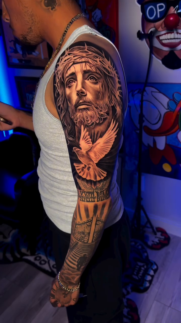 Tattoo by @artfabn — realism, black_and_grey