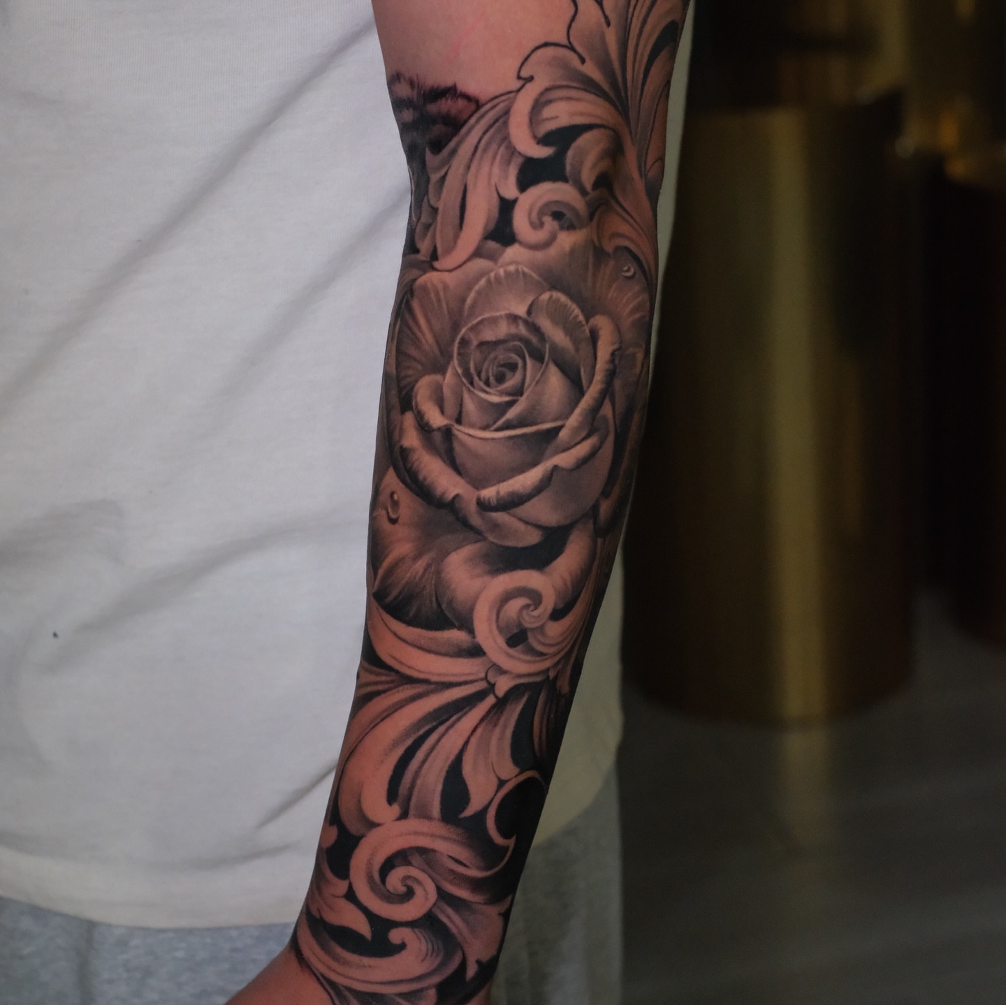 Tattoo by @mannytattooartist โ black_and_grey, realism
