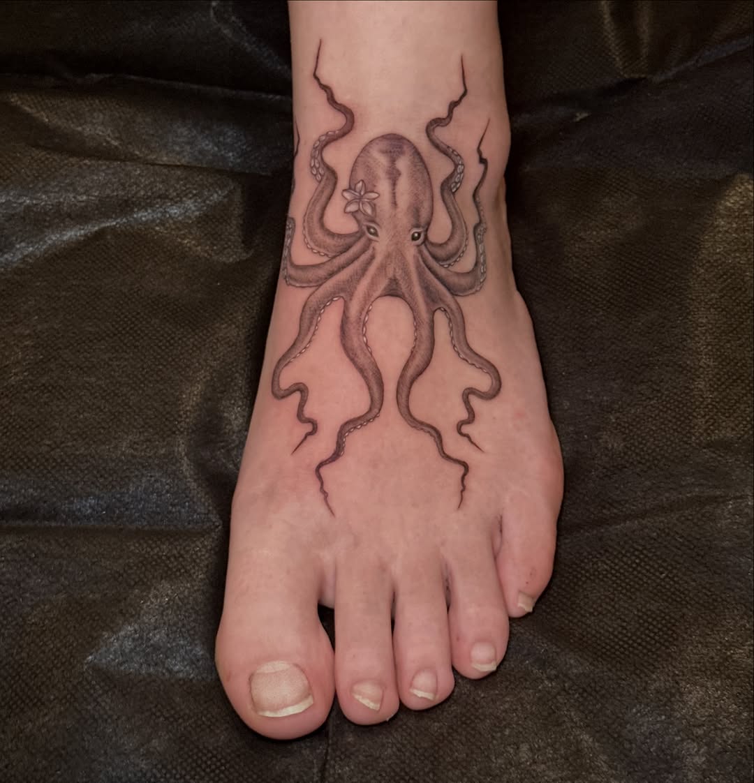 Tattoo by @carmensdarkgallery — black_and_grey, realism