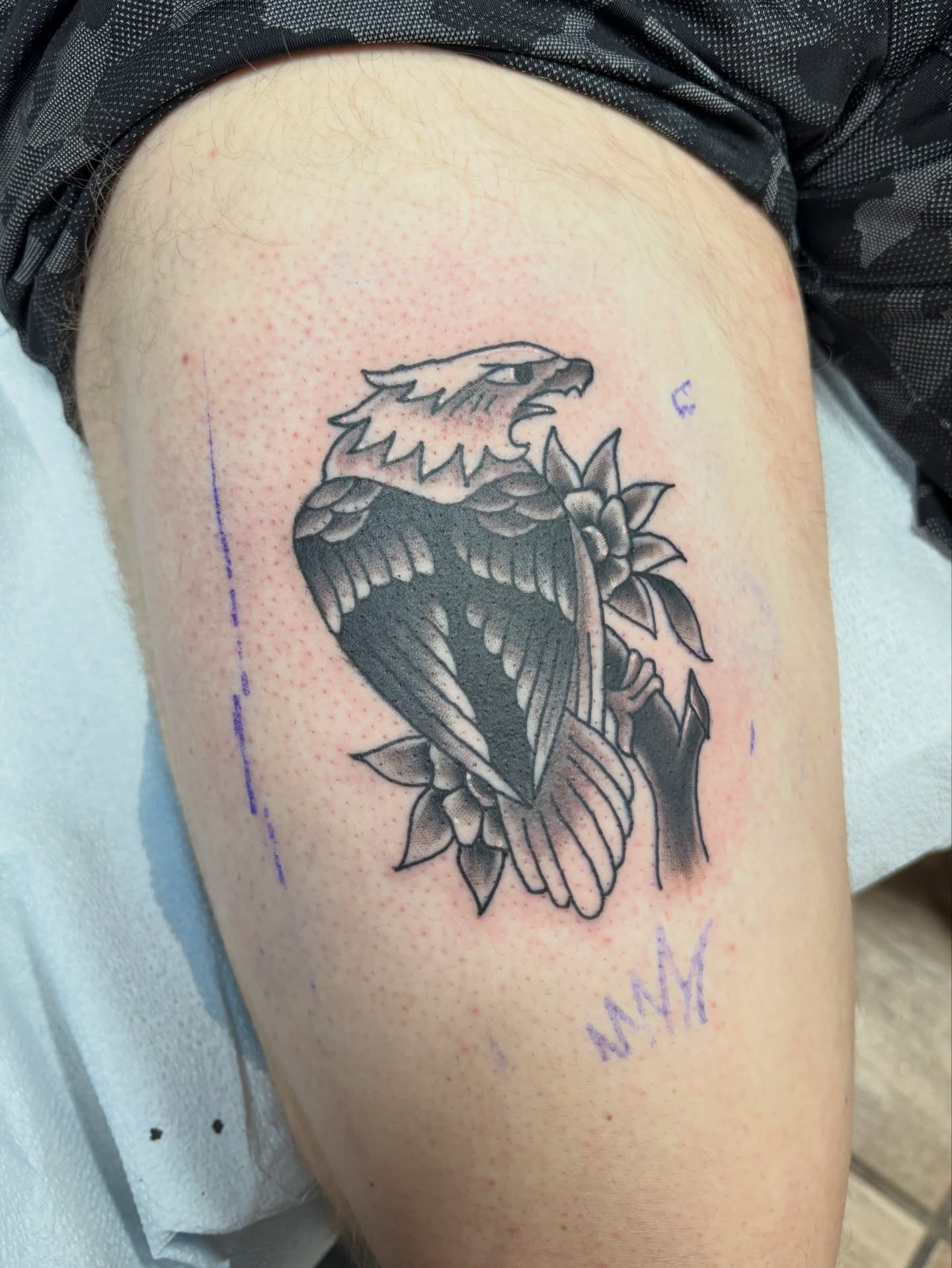 Tattoo by @blkndrose — black_and_grey
