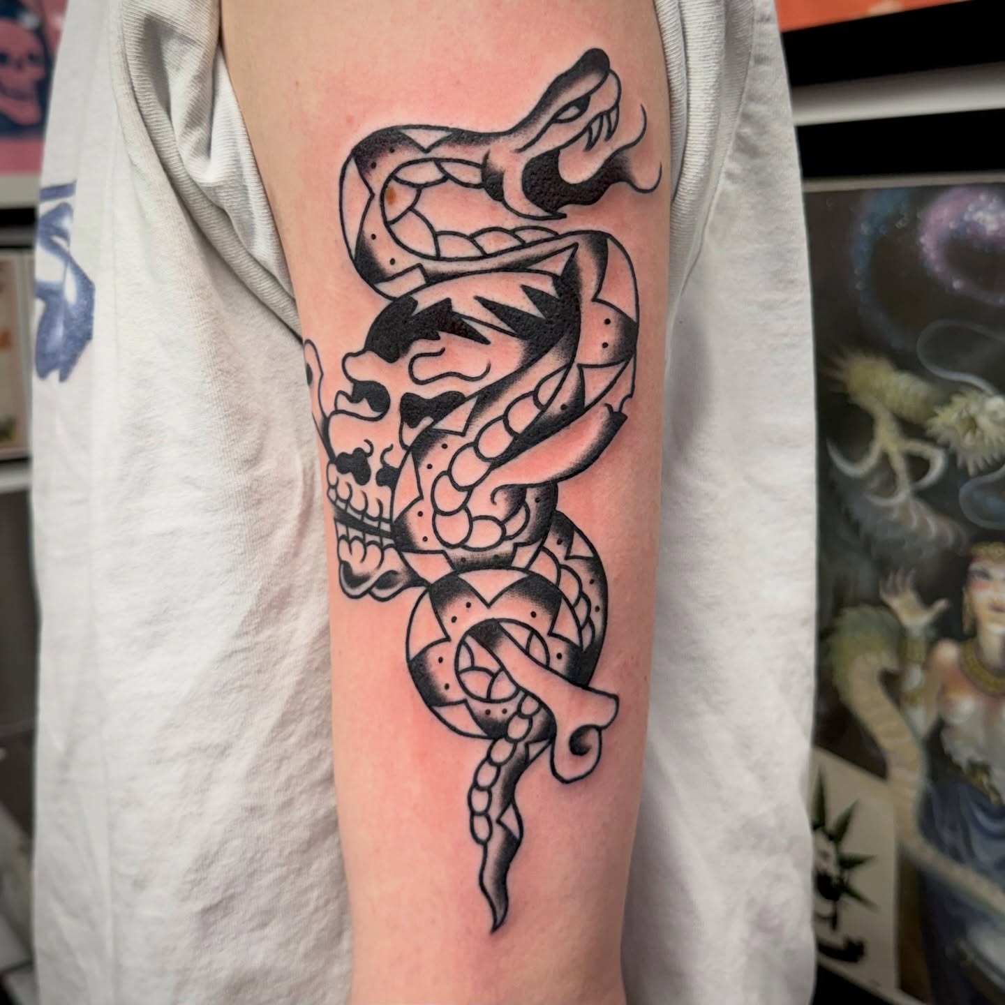 Tattoo by @kane.the.tattooer — black_and_grey