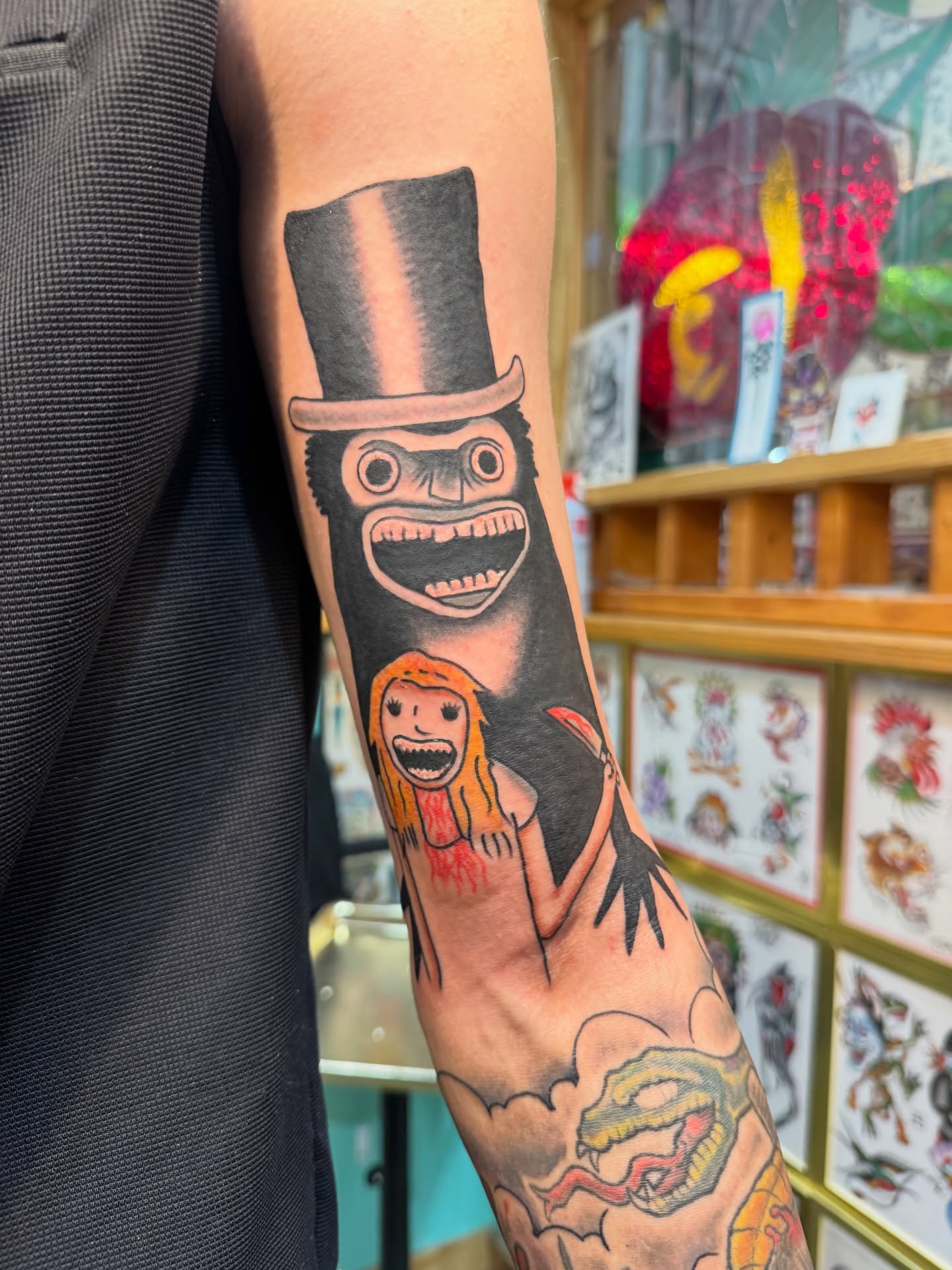 Tattoo by @tyler.raytat2 — american_traditional, dark_realism