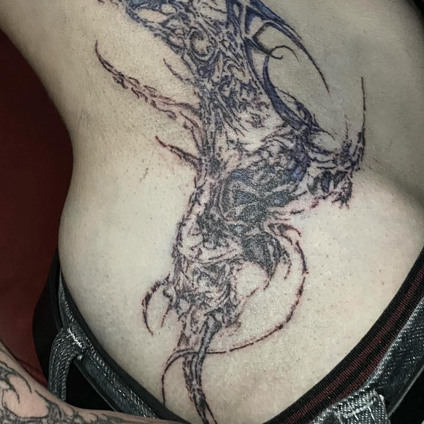 Tattoo by @sangresuciia — black_and_grey, realism