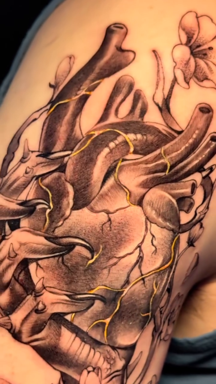 Tattoo by @gstyletattoos β realism, black_and_grey