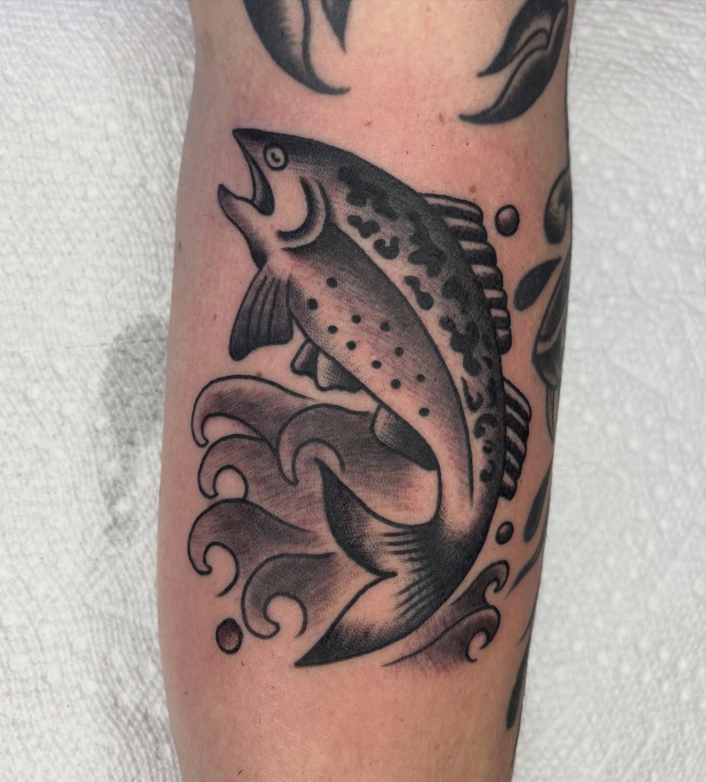 Tattoo by @chunkel — black_and_grey