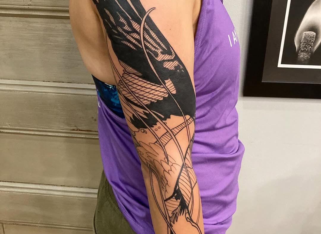 Tattoo by @rizzie_tat2 — blackwork, ornamental