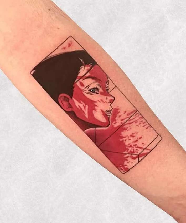 Tattoo by @mimi_sama.tattoo β anime, geometric