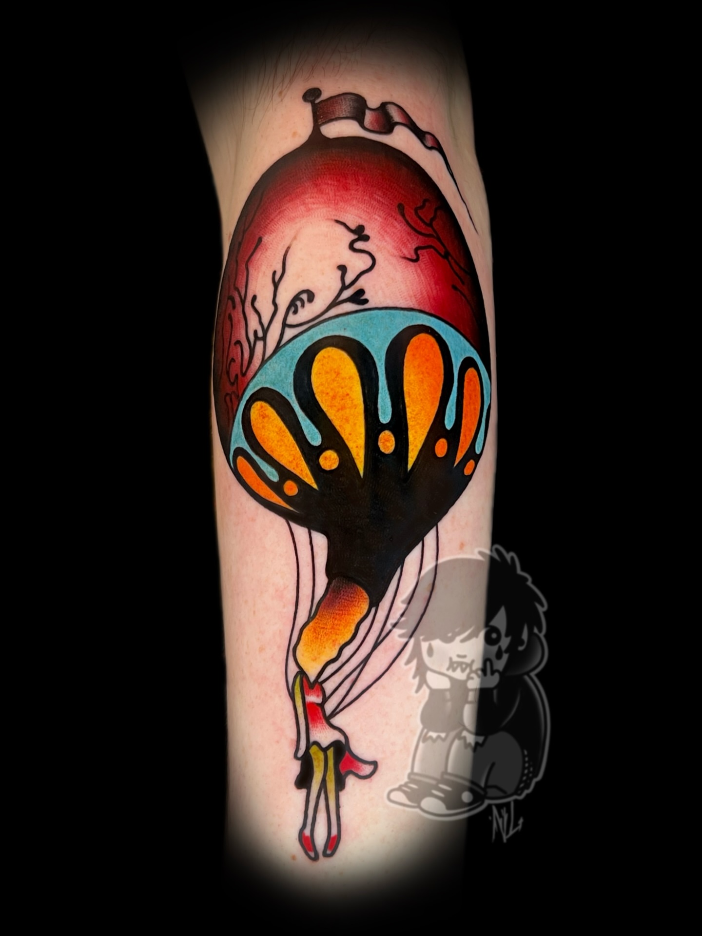Tattoo by @nateleslietattoo — american_traditional