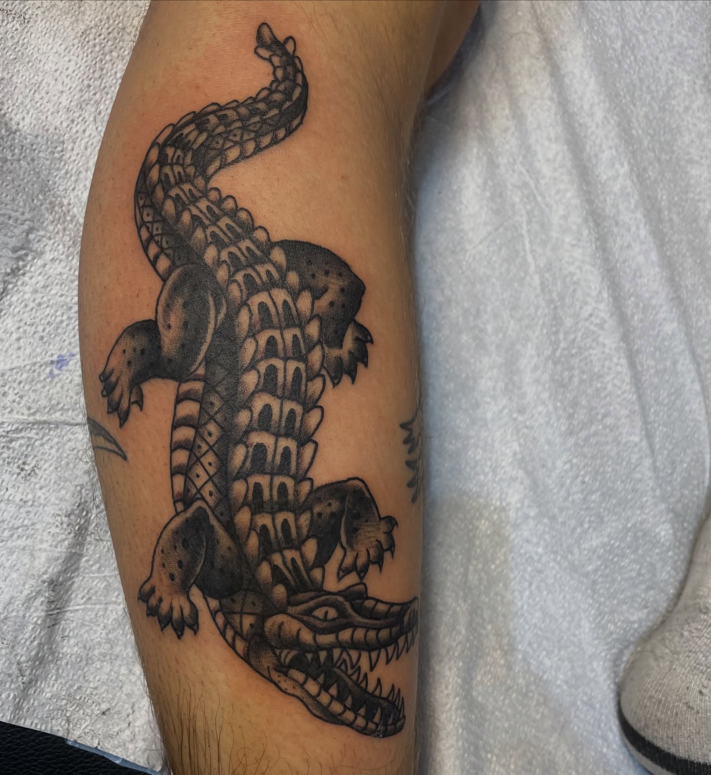 Tattoo by @brandonglasstattoos — black_and_grey