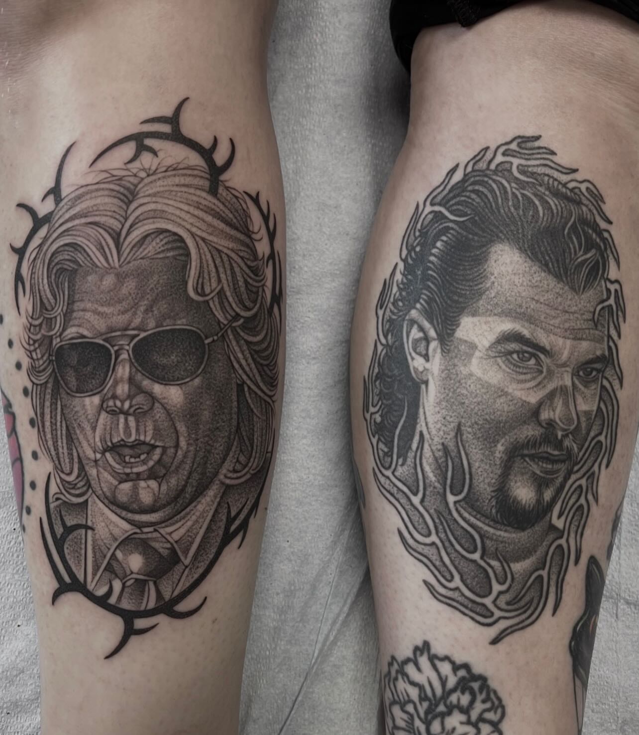 Tattoo by @michaelvillalobostattoo — dotwork, realism