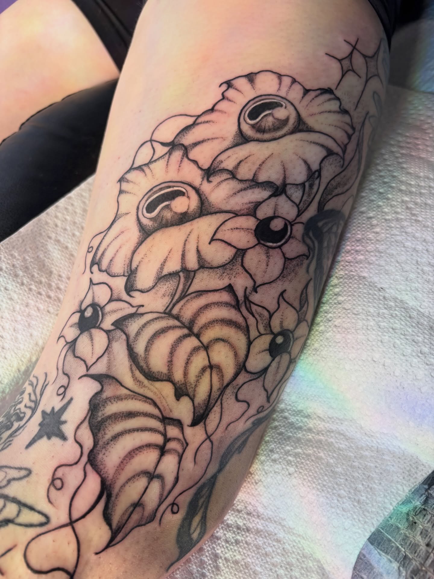 Dragon American traditional tattoo on the forearm by Nashville Tattoo Artist