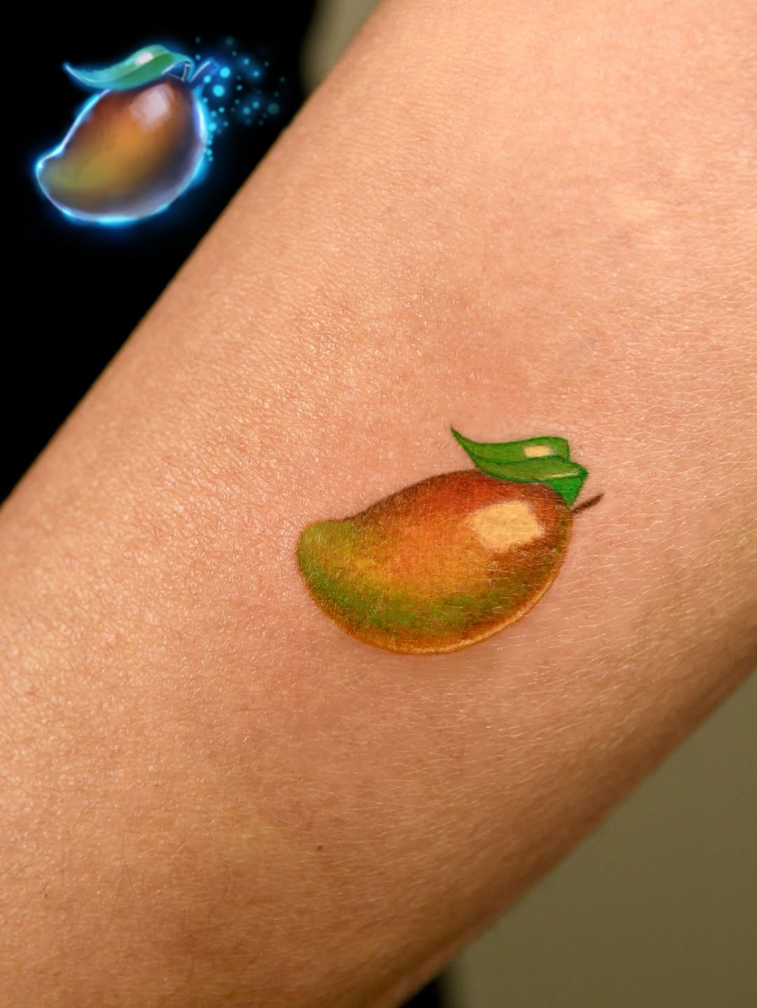 Mango tattoo on the forearm by ๐ก๐ฎ๐ป๐ฐ๐ โง ๐ก๐ฌ๐ ๐ง๐๐ง๐ง๐ข๐ข ๐๐ฅ๐ง๐๐ฆ๐งโง