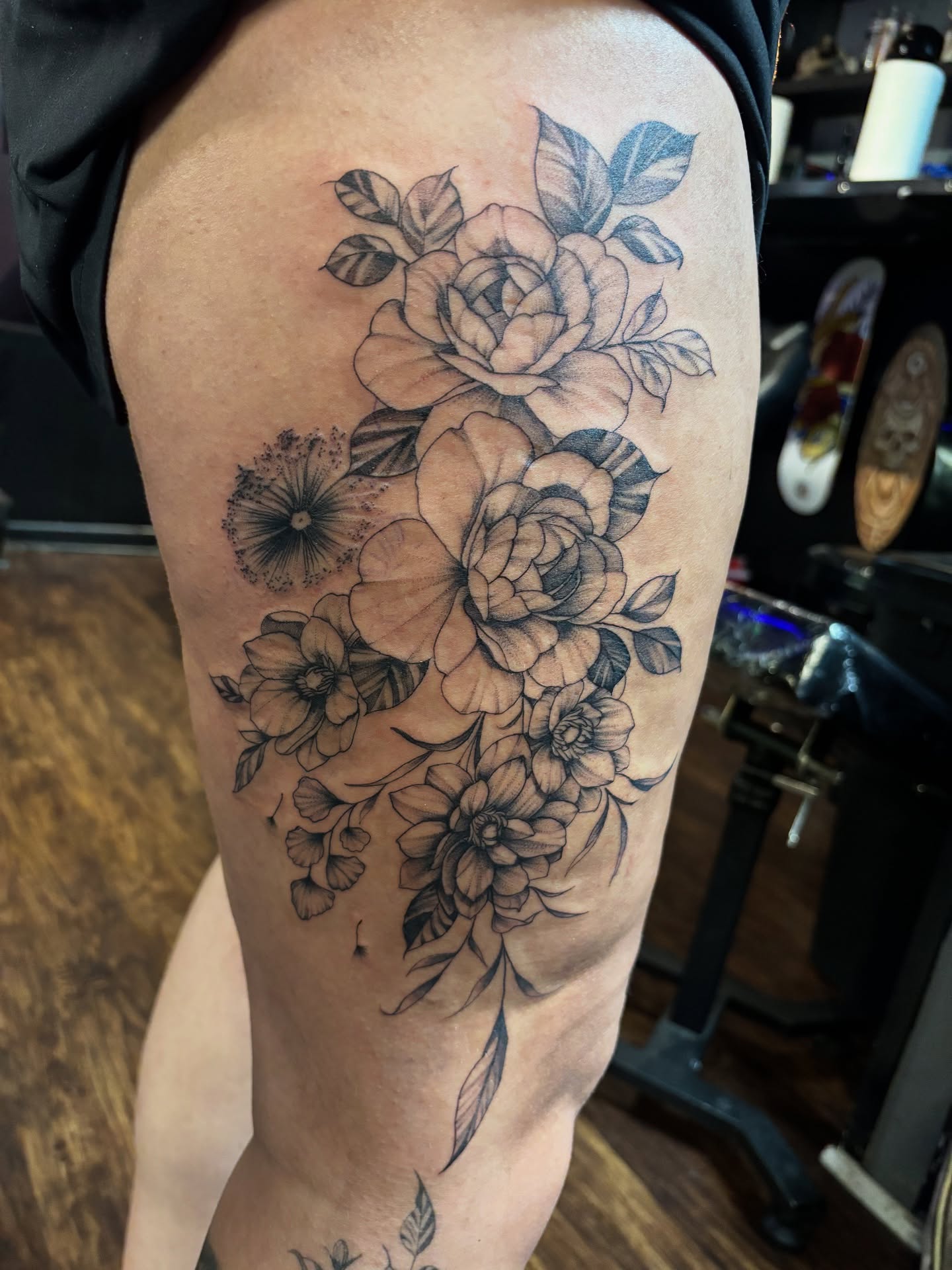 Tattoo by @trktattoos — black_and_grey, realism